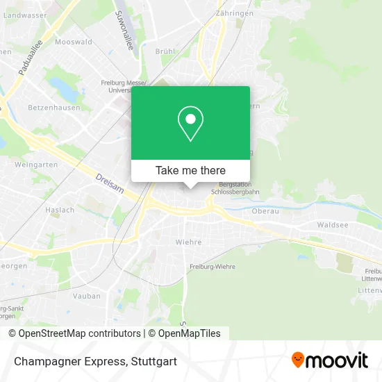 Champagner Express map