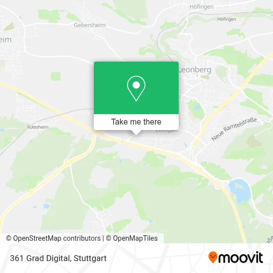 361 Grad Digital map