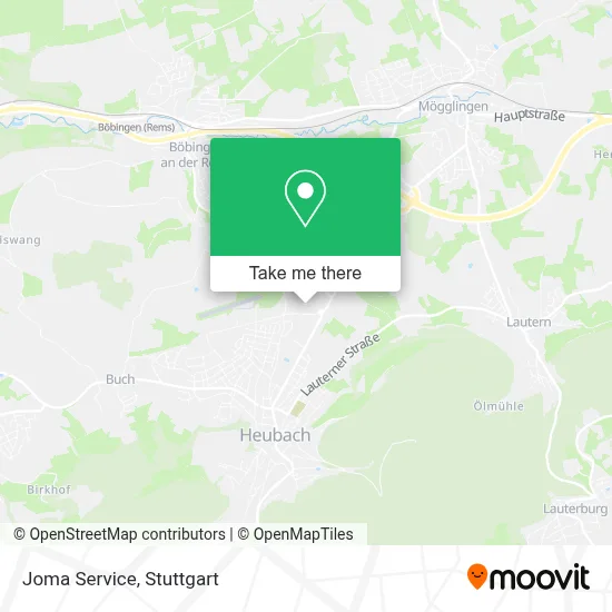 Joma Service map