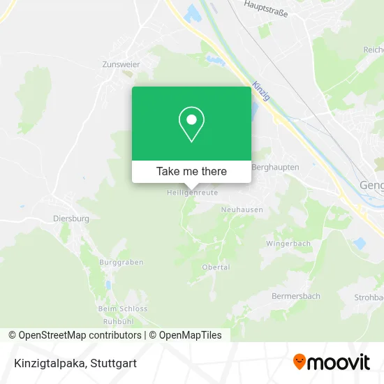 Kinzigtalpaka map