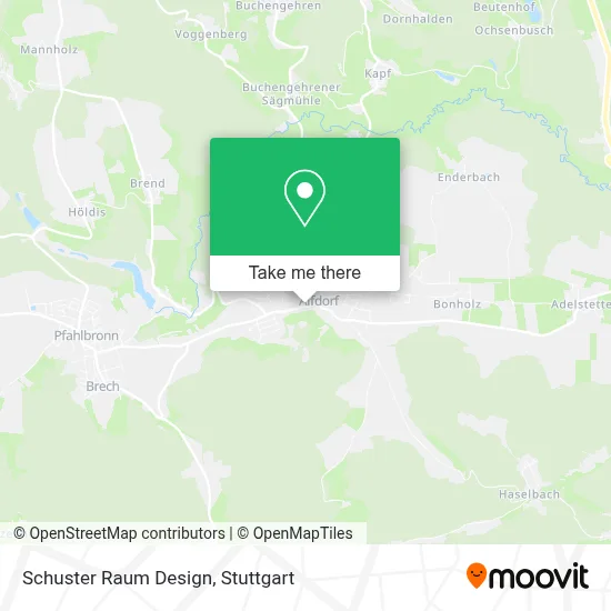 Schuster Raum Design map