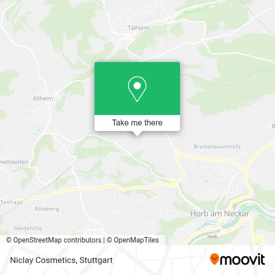 Niclay Cosmetics map