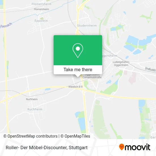 Roller- Der Möbel-Discounter map