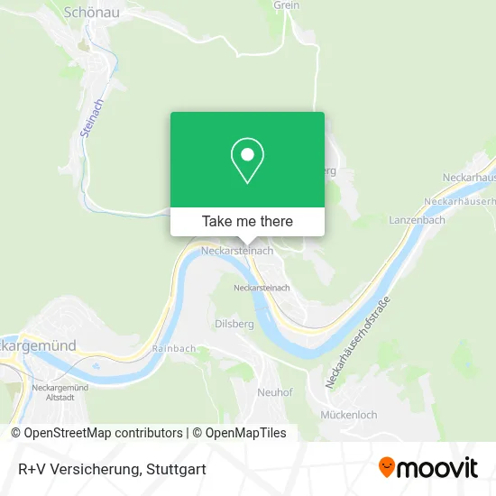 R+V Versicherung map