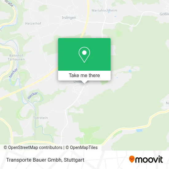 Transporte Bauer Gmbh map