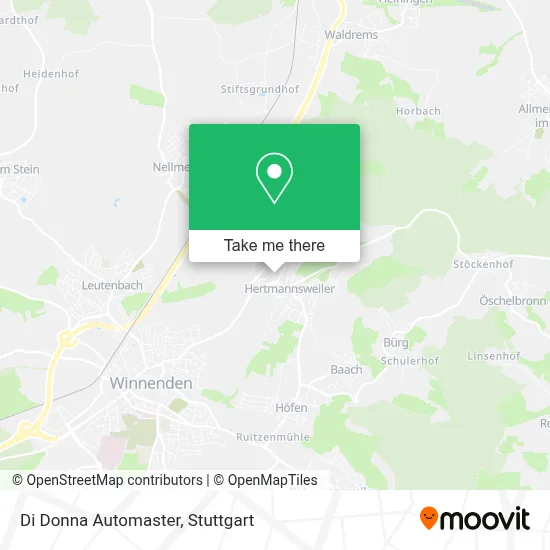 Di Donna Automaster map