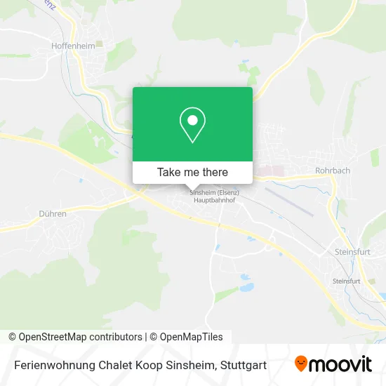 Ferienwohnung Chalet Koop Sinsheim map