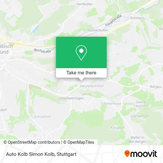 Auto Kolb Simon Kolb map