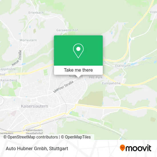 Auto Hubner Gmbh map