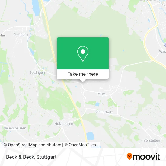 Beck & Beck map
