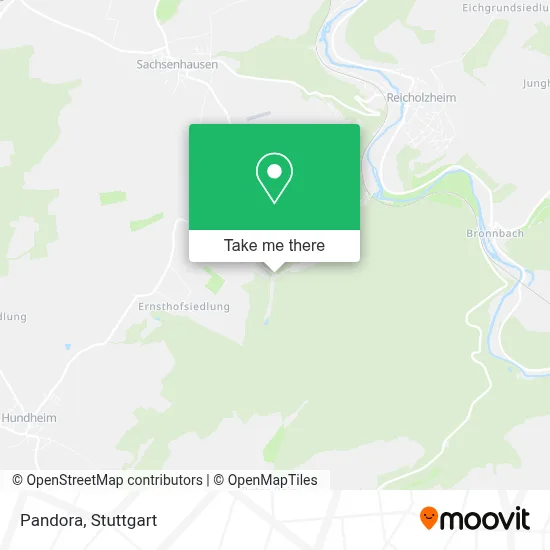 Pandora map