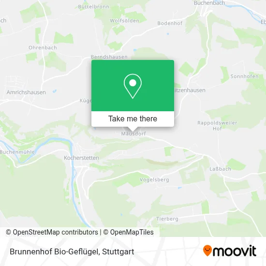 Brunnenhof Bio-Geflügel map