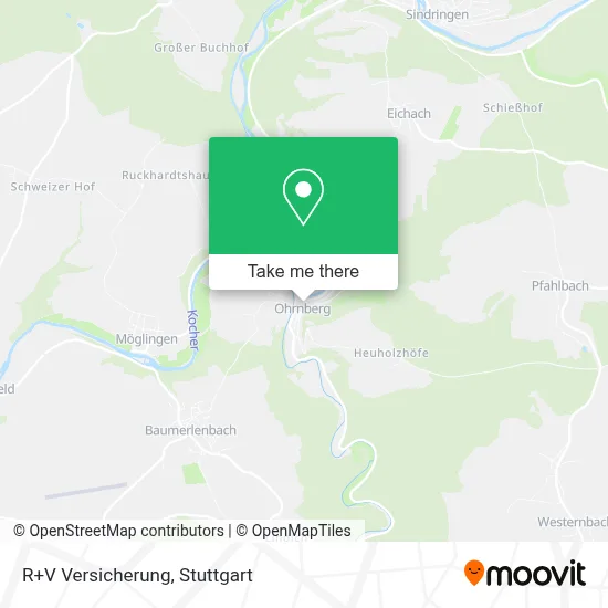 R+V Versicherung map