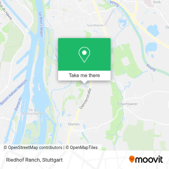 Riedhof Ranch map