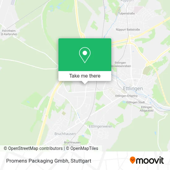 Promens Packaging Gmbh map