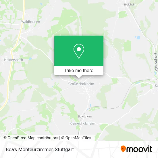 Bea's Monteurzimmer map