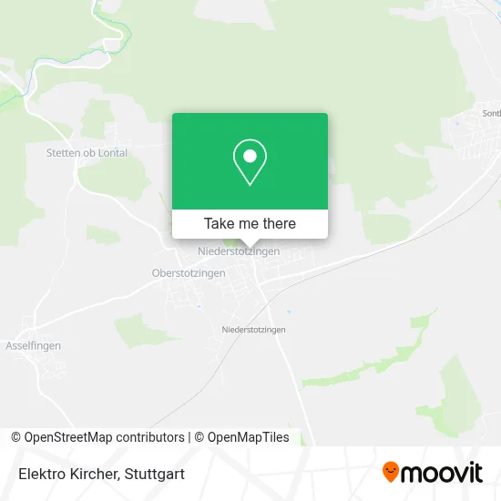 Elektro Kircher map
