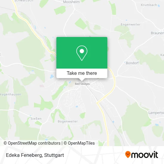 Edeka Feneberg map