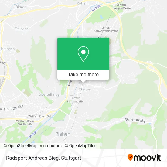 Radsport Andreas Bieg map