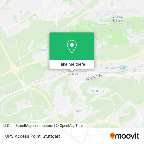 Ups Access Point map