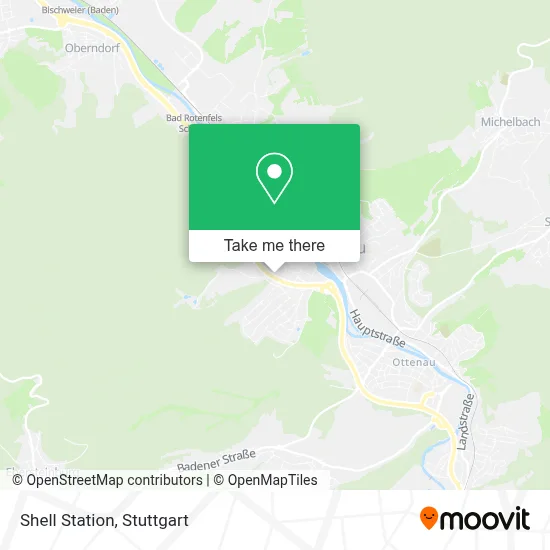 Shell Station map