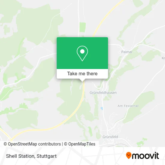 Shell Station map
