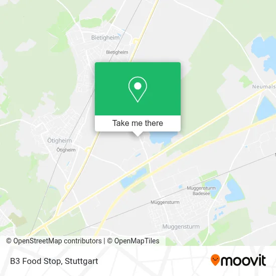 B3 Food Stop map
