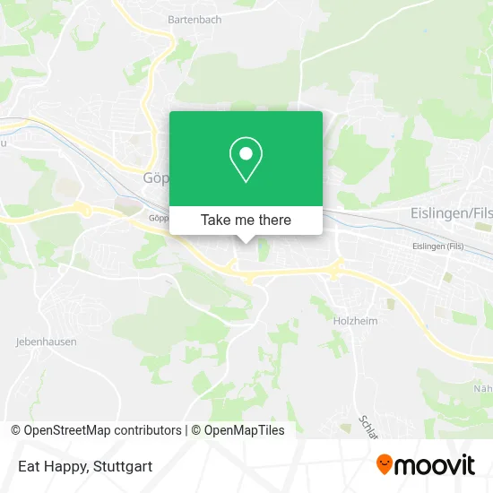 Eat Happy map
