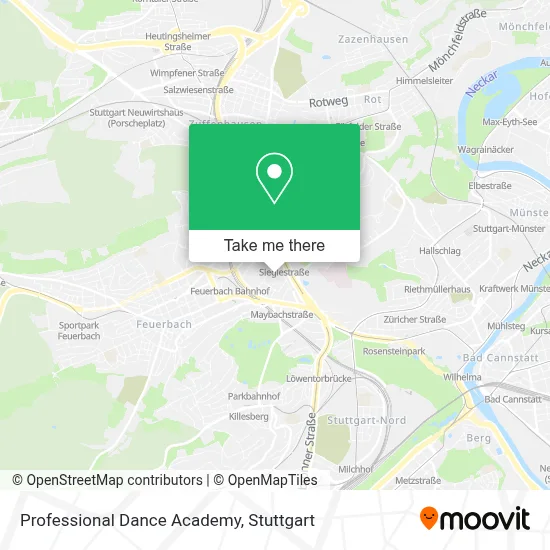 Professional Dance Academy map