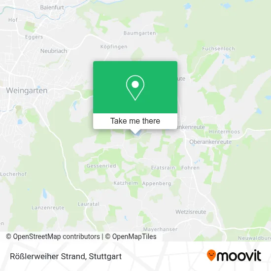 Rößlerweiher Strand map