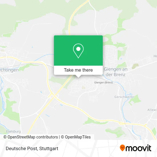 Deutsche Post map