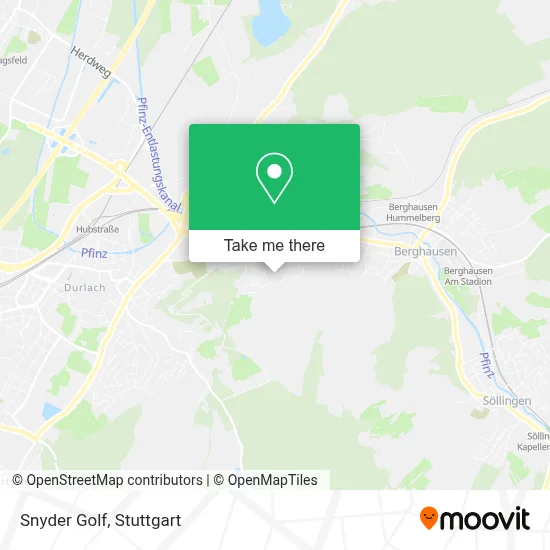 Snyder Golf map
