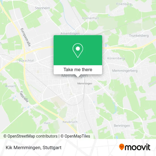 Kik Memmingen map