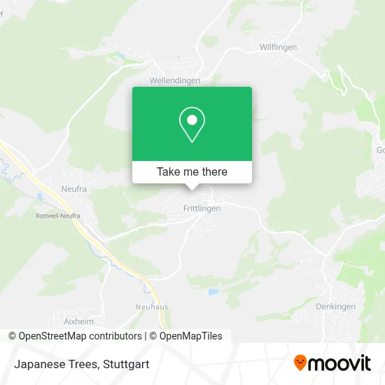 Japanese Trees map