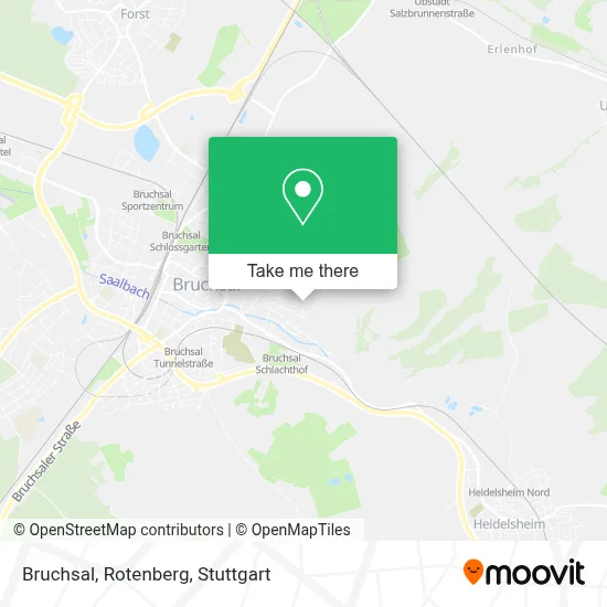 Bruchsal, Rotenberg map