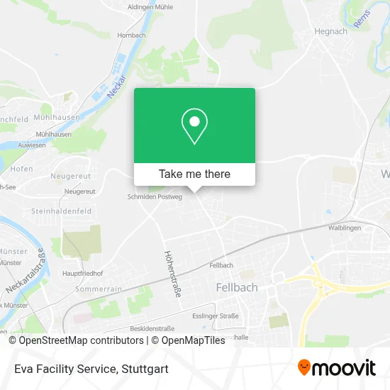 Eva Facility Service map