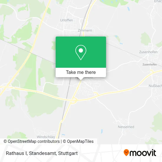 Rathaus I, Standesamt map