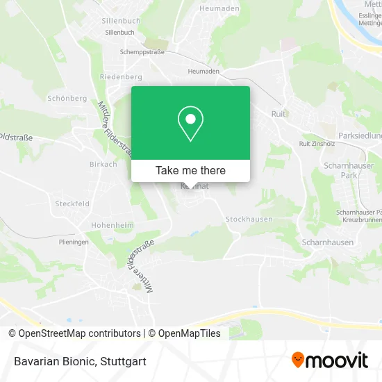 Bavarian Bionic map