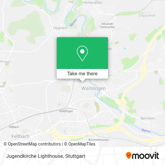 Jugendkirche Lighthouse map