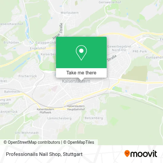Professionails Nail Shop map