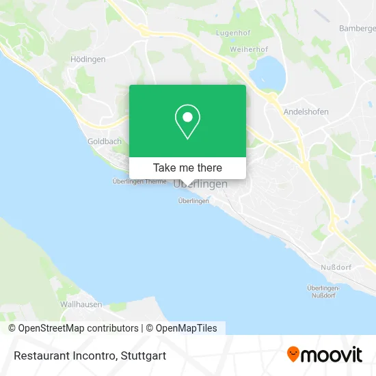 Restaurant Incontro map