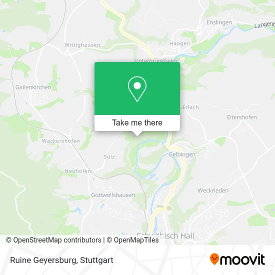 Ruine Geyersburg map