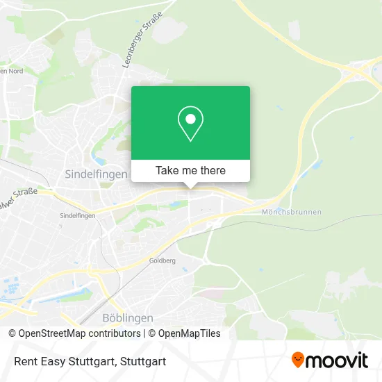 Rent Easy Stuttgart map