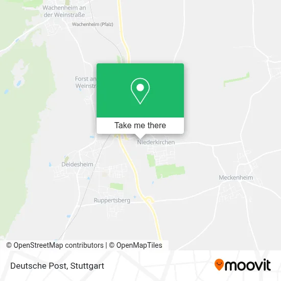 Deutsche Post map