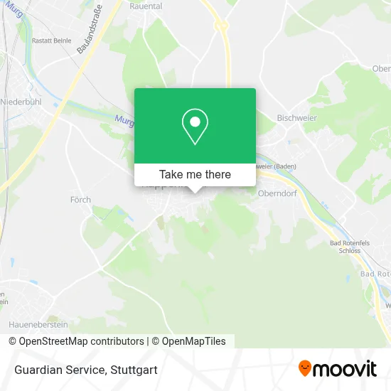 Guardian Service map