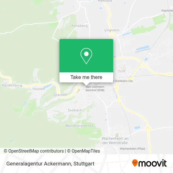 Generalagentur Ackermann map