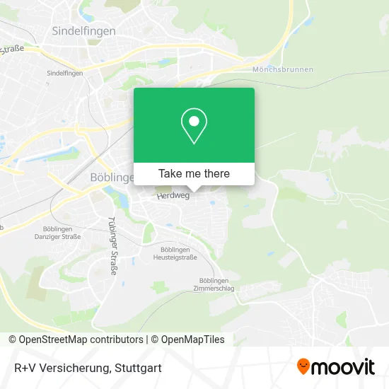 R+V Versicherung map
