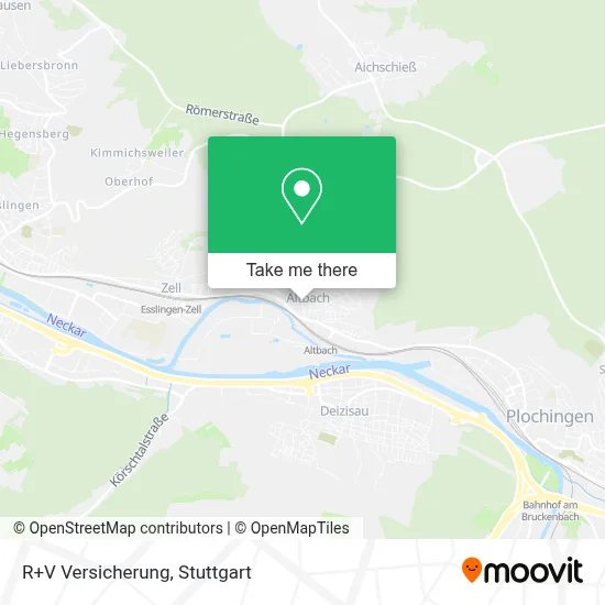 R+V Versicherung map