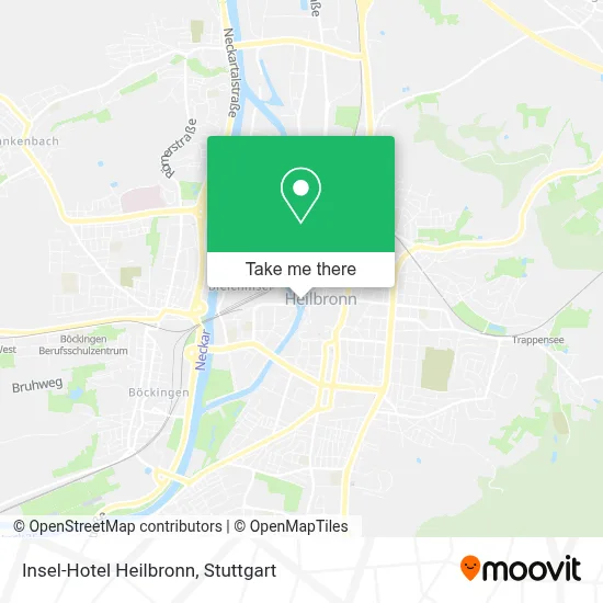 Insel-Hotel Heilbronn map