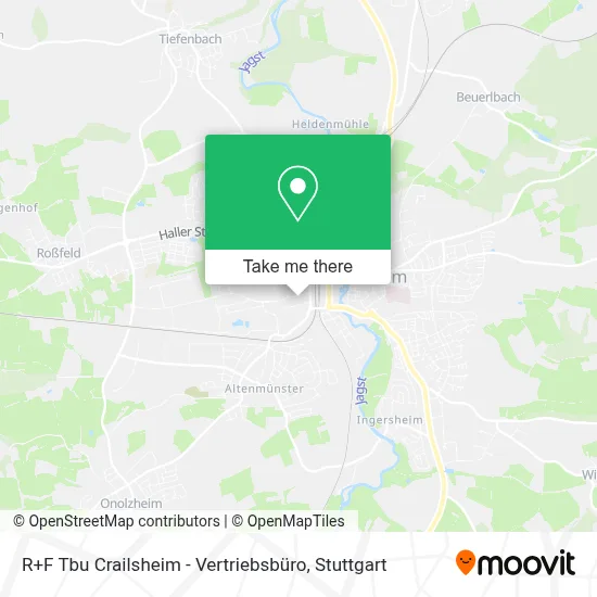 R+F Tbu Crailsheim - Vertriebsbüro map